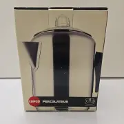 Vtg Copco Coffee Percolator Pot Maker 8 Cup Stove Top Stainless Steel Brushed