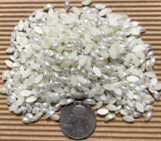 200pcs x 7.5mm Plastic Faux Oval Pearl Flatback Embellishments/Wedding SB609