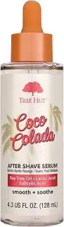 Tree Hut Coco Colada After Shave Serum | Helps Keep Skin Smooth & Soothed After Shaving | Alcohol-free | 4.3 fl oz.