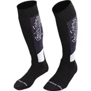 Troy Lee Designs Coolmax Vox Thick MX Youth Socks | Black/White |