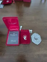 Waterford Crystal 12 Days Of Christmas Ornament 1989 6 Geese a Laying