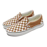 在飛比找PChome24h購物優惠-Vans 範斯 懶人鞋 Classic Slip-On 焦糖