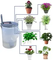 Micro Automatic Drip Irrigation Watering System Sprinkler Controller Color Gray