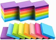 ACEmedia Sticky Notes 1.5x2 Inches,24 Pads, Bright Colors Self-Stick Pads,75 Sheets/Pad (24)