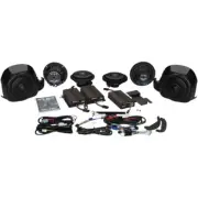 Hogtunes Wild Boar Whole Hog 900 Watt Amp & Speaker Kit Harley Ultra 14-19