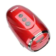 Barber Massager Handheld, Cordless Handheld Massager Barber Use, 2600MAH-Red