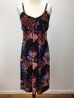 CROSSROADS SIZE 10 WOMENS STRETCH FLORAL PLAITED STRAPS KNIT DRESS BRAND NEW
