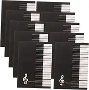 TOGEVAL Sheet Music Notebook for Music Composition 5-book Set Portable Creative Paper Stave Notebooks for Guitar and Piano