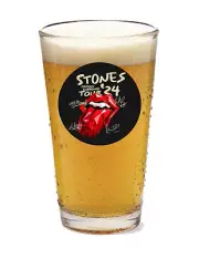 Rolling Stones - Hackney Tour 24 - Rock & Roll - 16oz Pint Beer Glass Barware