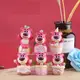 惠美玩品 歐美系列 其他 公仔 2308 2代草莓熊6款PVC玩偶蛋糕裝飾配件抓娃娃機車載模型