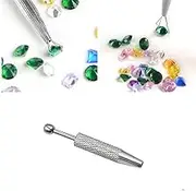 Diamond Claw Tweezers Grabber,Prong Holder,Professional Holder Pick-up Tool,Stainless Steel 4 Claw Jeweler's Pick Up Tool,for Small Parts Pickup,Tiny Objects Ic Chips Electronic Components