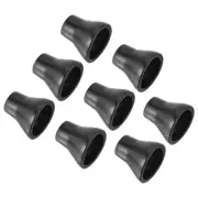 8pcs Golf Ball Retriever Grabber Putter Grip Suction Cup Pick Up Back Save Black