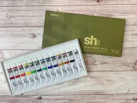 在飛比找Yahoo!奇摩拍賣優惠-正大筆莊 《ShinHan 新韓 國畫顏料》 一盒13色 7