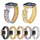 Stylish Bling Bracelet Stainless Steel Band Strap For Fitbit Versa 3/4 Sense 2