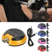 Round Tattoo Foot Pedal Switch Portable Tattoo Machine Foot Switch Controlle HR6