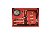 Compression Gauge Test Set for Engine Cylinders Diagnostic Tester with 5 Adapter