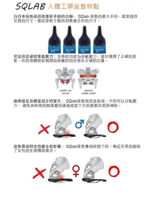 下標前先詢問 人體工學設計 不可動款 德國 SQLAB 612 Ergowave 座墊 黑色 碳弓 ☆跑的快☆