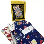 Orphan Quilt Designs Pinwheel Picnic Table Runner Kit NEW