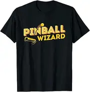 VidiAmazing Pinball Wizard - Retro Vintage Multiball Pinball Arcade Game ds1466 T-Shirt