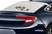 Rear Windshield, Rear Windscreen Snow Ice, All Weather Car Windshield, Sun Shade Protector Fits Most, Trucks, SUV