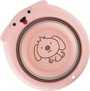 Totority 1pc Cartoon Folding Washbasin Collapsible Basin for Boy Girl Portable Design with Hanging for Washing Hands and More