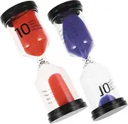 [LOPUNER] 2pcs Indoor Sand Timer Hourglass Decorative Timer for Bathroom Desk Sand Multifunctional Timekeeping Tool for Various Activities