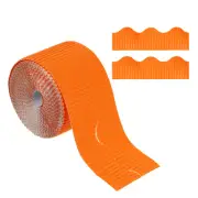 3.9inch x 49.2ft Bulletin Board Border Scalloped Trim for Classroom Decor Orange