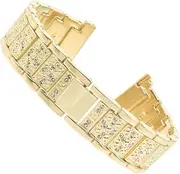 GARVALON Diamond and Alloy Steel Belt for Band Smart Watch Strap Replacement Stylish and Comfortable Wristband