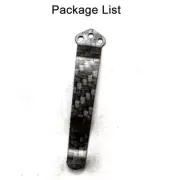 Carbon Fiber Back Clip Pocket Knife Clip for Spyderco Paramilitary 2 DIY Tool c