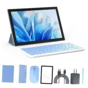 Tablet 2 in 1 Tablets 10 inch Android 12 Tablet Set with Keyboard 2in1 blue