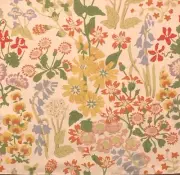 GREY WATKINS Nymph Floral Springtime Folklore Cotton Floral Remnant New