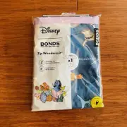 Bonds Baby Disney Finding Nemo Bruce Shark Blue Zip Wondersuit Size 0 BNIP