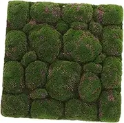 TOBBOMEY Artificial Moss Rocks Moss Grass Wall Panel Indoor Plant Wall Art Easy Install