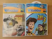 Vtech v reader games Toy story 3 open Kung Fu Panda 2 new sealed free ship