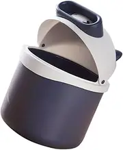 KITANDOVE Desktop Trash Can Mini Trashcan Mini Trash Can for Car Waste Paper Basket Car Trashcan Kawaii Waste Bin Kitchen Trash Can Auto Trash Can Small Garbage Can with Lid Plastic Blue