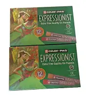 Sakura CRAY-PAS EXPRESSIONIST Extra Fine Quality Oil Pastels Pack of 12: 2-packs