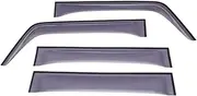 Compatible for Hummer H3 H3T 2005-2009 Car Wind Shields Sun Rain Guards Side Wind Deflector ABS Exterior Accessories 4 Pcs