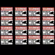 LOT OF HOME SECURITY DECALS STICKERS FOR WINDOWS ALARM SYSTEMS WARNING