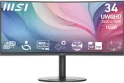 "MSI 34"" UWQHD 1500R Curved Black Monitor"