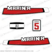 Fits Mariner 5hp Outboard Engine Decals -1977-1989