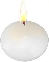Small Floating Candles -Floating Candles, 3 inch White Wax Burning Candles, for Weddings, Party, Special Occasions and Home Decorations White,
