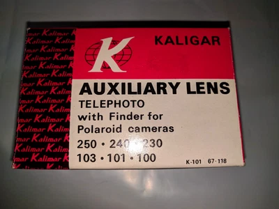 Kaligar Auxiliary Telephoto Lenss for Polaroid Cameras 250 240 230 103 101 100