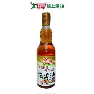 源順低溫鮮榨100%花生油(570ML)【愛買】