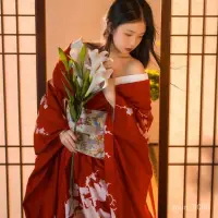 在飛比找蝦皮商城精選優惠-🔥本土/熱賣🔥和服改良女中國風正裝傳統女裝拍照浴衣日本神明少