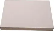 BELLIFFY 10pcs Gray Cardboard Craft Paper Easel for Kids DIY Painting Paperboard