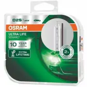 Osram XENARC Ultra Life 66240ULT-HCB D2S XENON BULB NEW Hard Case x2