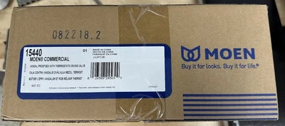 Moen 15440 Commercial vandal proof box with thermostatic mixing valve NEW!