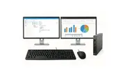 Lenovo M93p Bundle Desktop PC i5-4570T 2.9GHz 8GB RAM 480GB SSD + Dual 24" Monitors | Refurbished