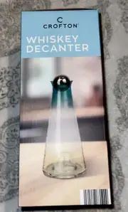 Crofton Ombré Whiskey Decanter NEW In Box ! Fast Shipping