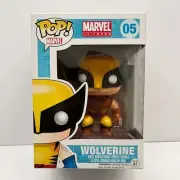 X-Men - Wolverine Brown Costume Pop! Vinyl Bobble Head Figure NEW In Box Funko